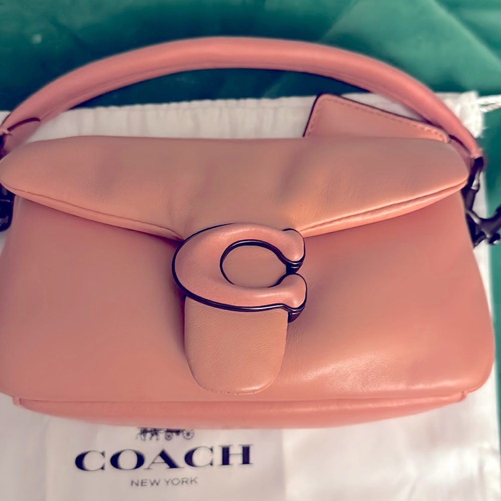 Coach pillow tabby leather bag